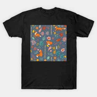 Woodland foxes T-Shirt